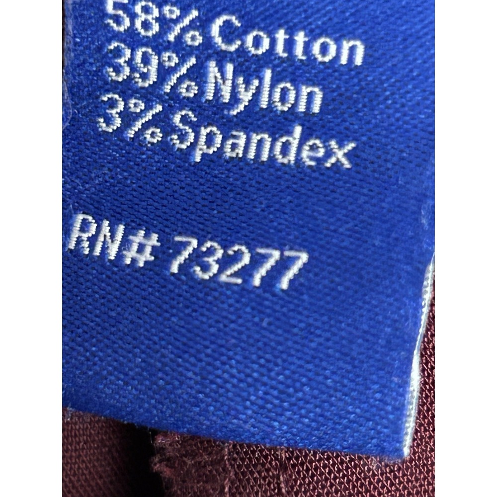 Apt 9 Women's Burgundy Tori Dress Pants 10 - Picture 7 of 8